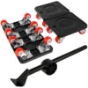 Furniture Lifter Mover Tool Set 330lbs Heavy Duty Furniture Moving Tool 360° Rotation Lifter Mover with 4 Wheels Bar Moving 1