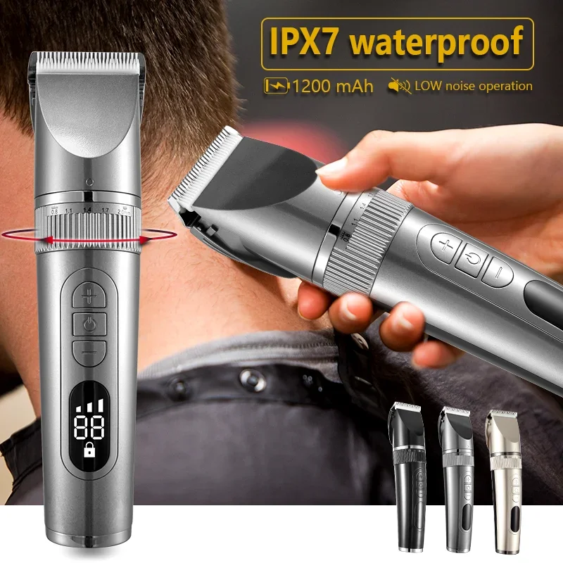 Hair Clipper Professional Hair Trimmer Barber Cutting Machine Electric Shavers for Men Beard Shaving Razor Beard Trimmer