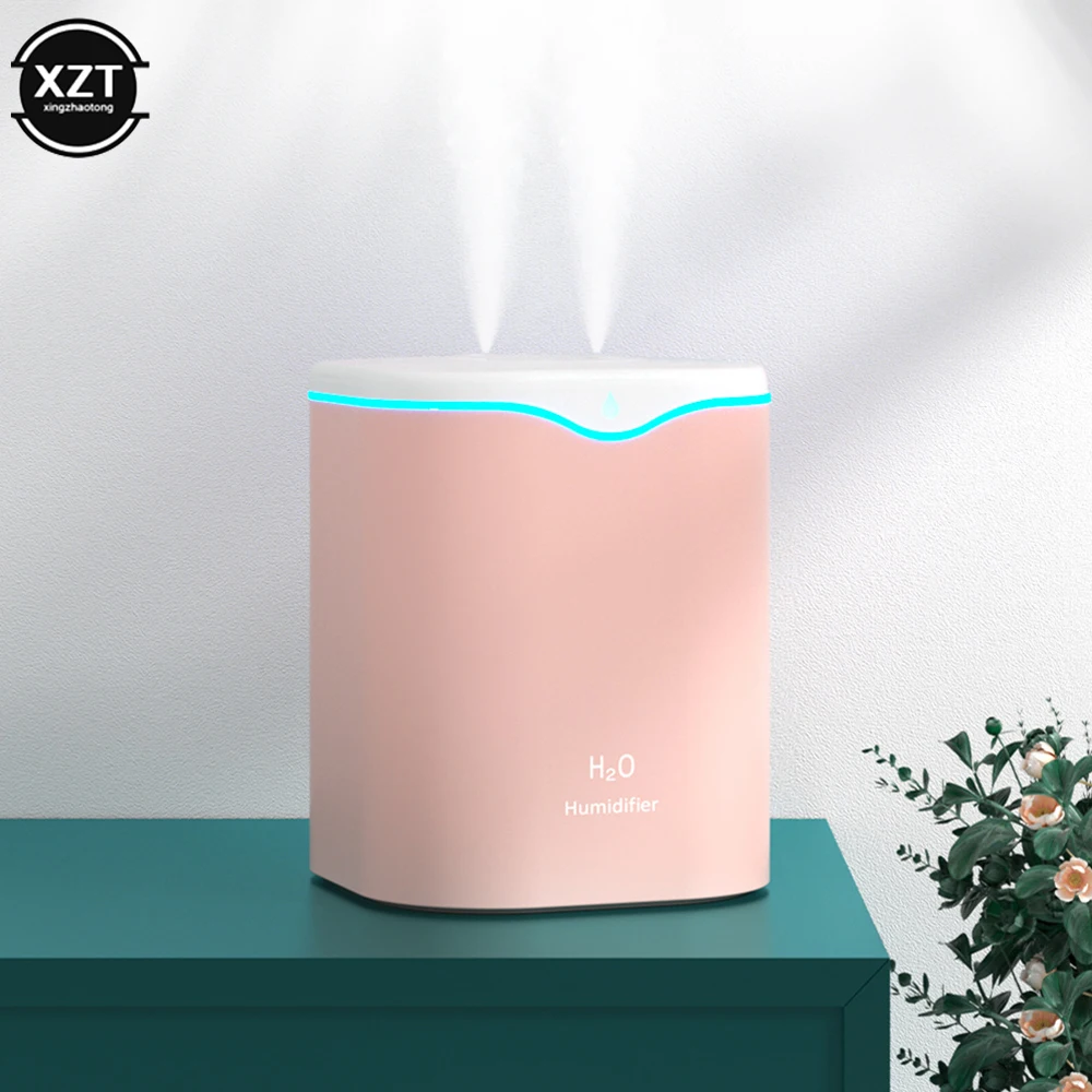 2200ml Double Spray Air Humidifier Essential Oil Diffuser Ultrasonic Air Diffuser Electric Aroma Humidifier
