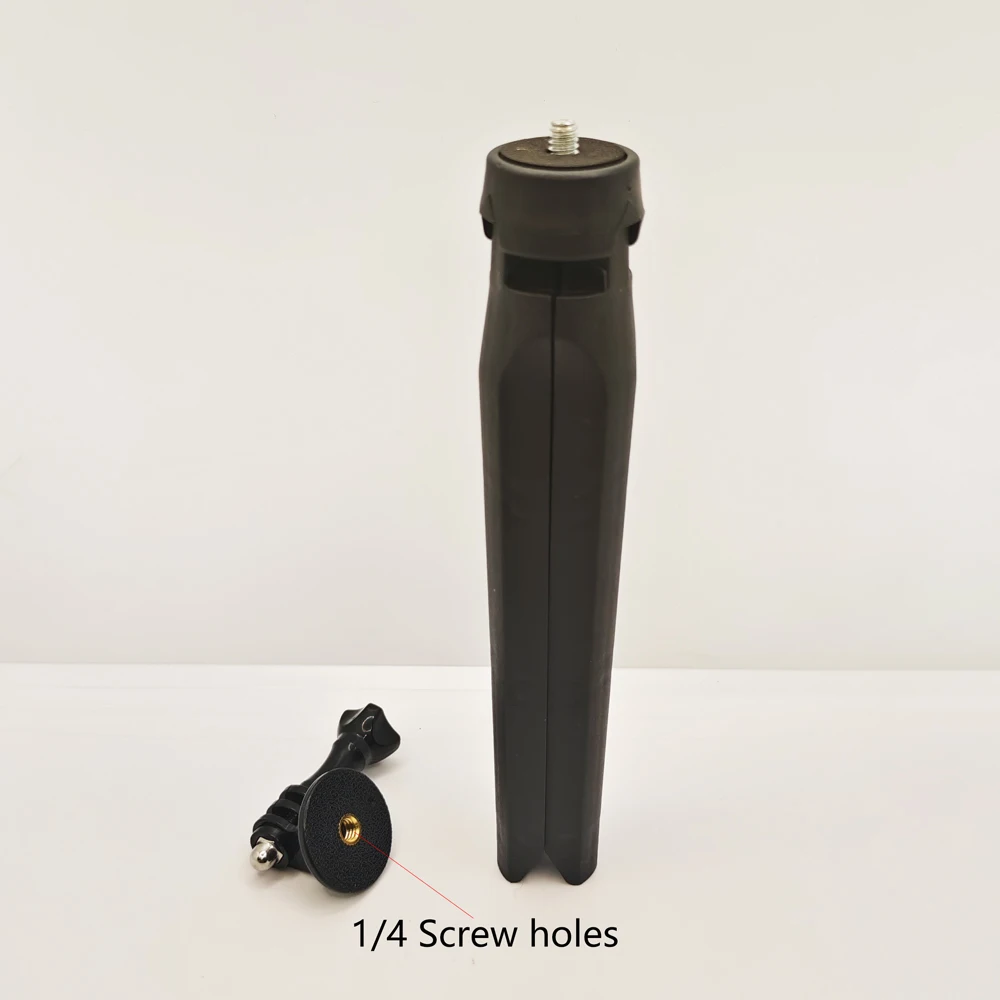 Mini Desktop Tripod With Screw Adapter for GoPro Hero 13 12 11 10 9 8 7 insta360 SJCAM AKASO DJI OSMO Action 5 PRO 4 3 2 Camera