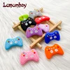 10pcs New Game handle Silicone Beads Teether Food-Grade Chewing Teeth Bead DIY Nipple Chain Jewelry Accessories 4
