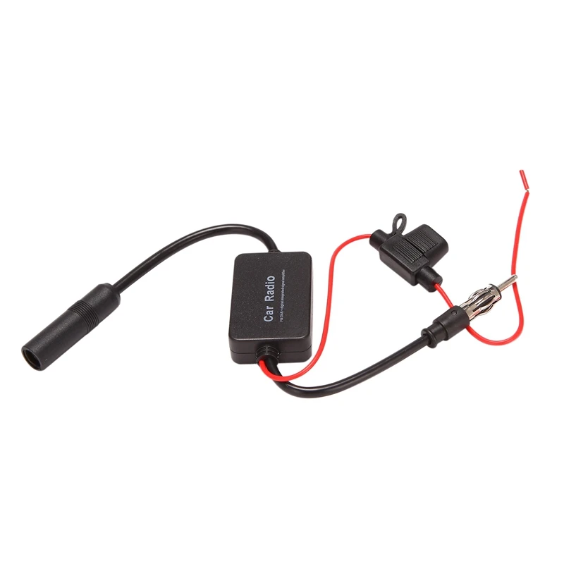

3X For Universal 12V Auto Car Radio FM Antenna Signal Amp Amplifier Booster For Marine Car Vehicle Boat 330Mm