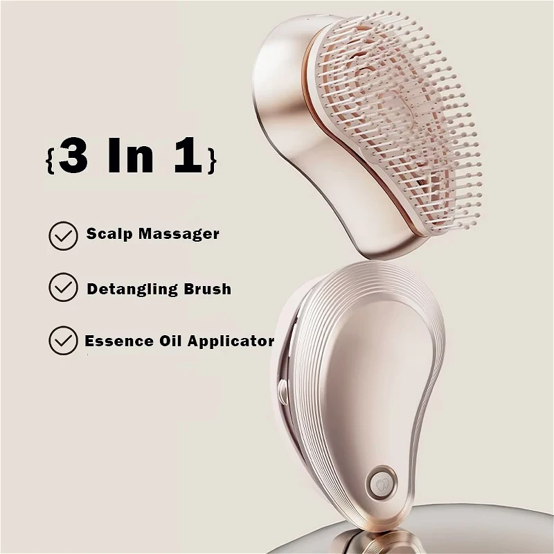 Hair dryer Electric massage comb double massage scalp vibration massager for nourishing hair and preventing hair loss treatment