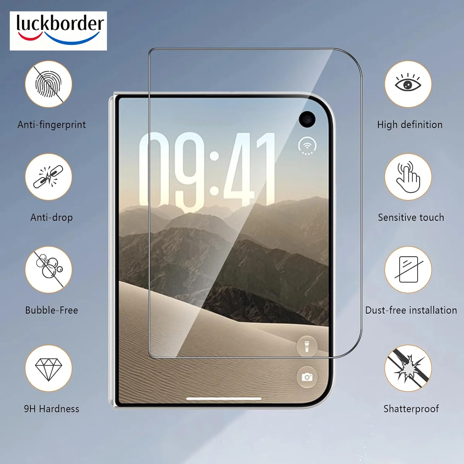 3-Pack Premium Tempered Glass Screen Protectors, 9H Hardness, Bubble-Free, Anti-Scratch Protection