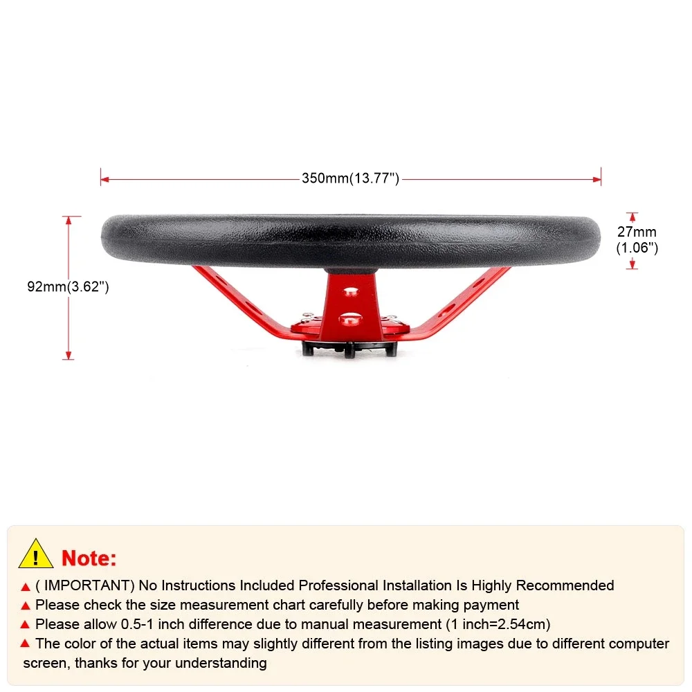 로지텍 G29 G920 G923 자동 스포츠 드리프트 스티어링 휠 350mm 14인치 어댑터 플레이트 포함 70mm PCD 레이싱 게임용 CNSPEED