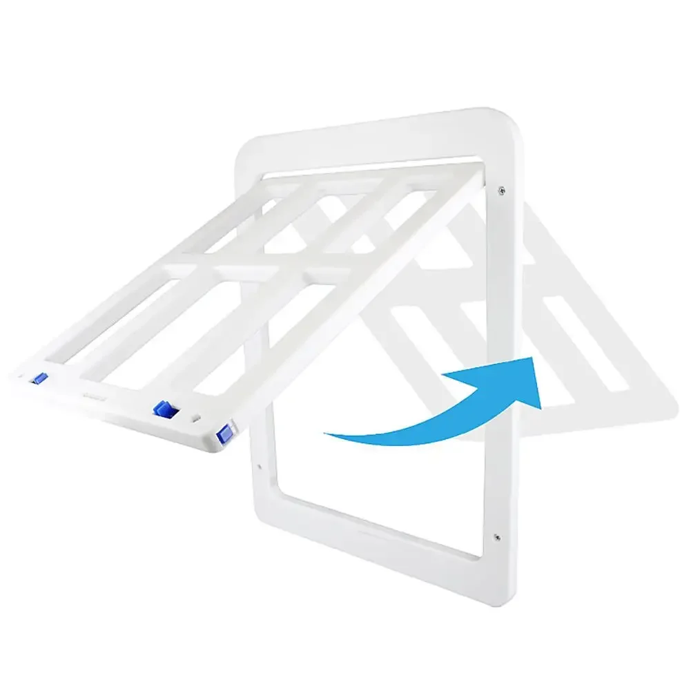 Pet Dog Cat Door Safe Lockable Magnetic Screen Window Gate House Enter Freely Door for Home Easy Install Pet Supplies