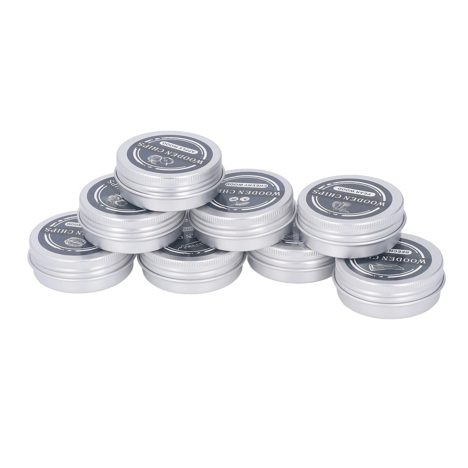 Wood Chip Smoking Fuel Easy To Use Cocktail Smoking Wood Chips Muti Purpose Burn Friendly 8 Flavors Compact Natural for Drink