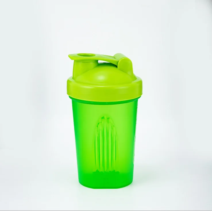 Botella de agua deportiva de 400ml, Vaso Mezclador de proteínas en polvo y  nutrición, con escala - AliExpress