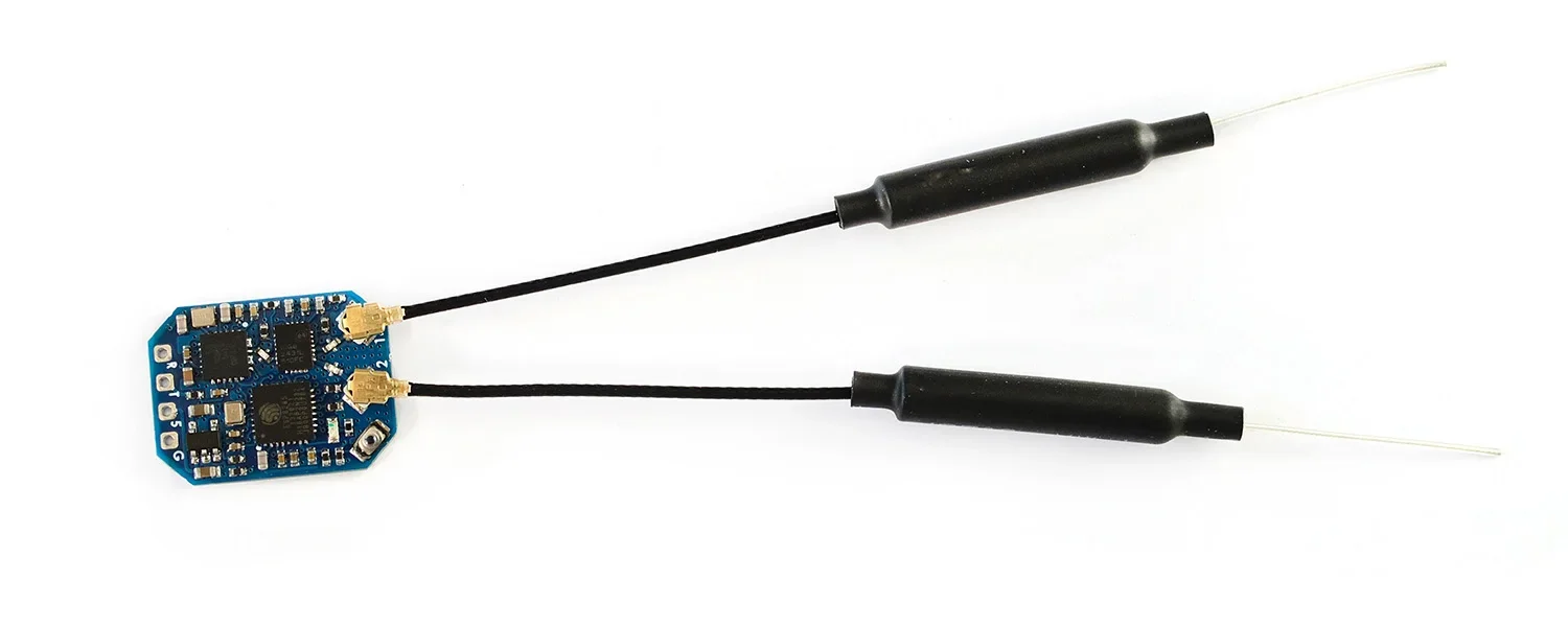 Récepteur ELRS 2.4GHz R24-D avec PA/LNA SE2431L, diversité antennes