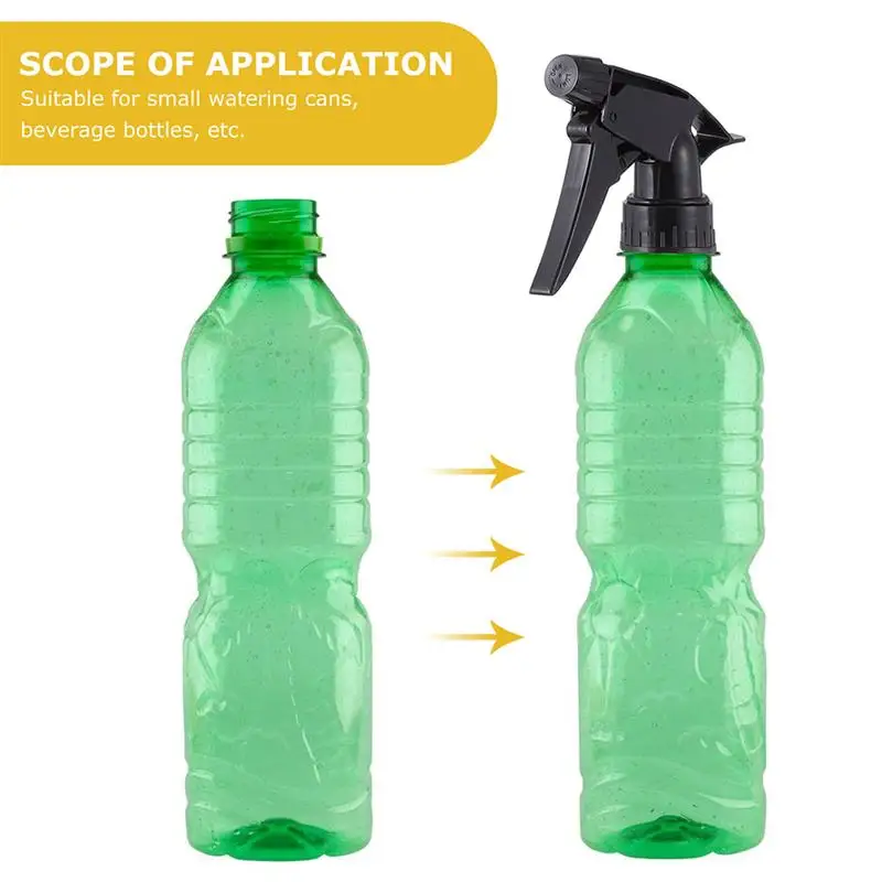 10Pcs Mist Spray Nozzle Replacement Sprayer Head Top for for standard 28/400 Neck Bottles, For Plant Watering Flowers Supplies