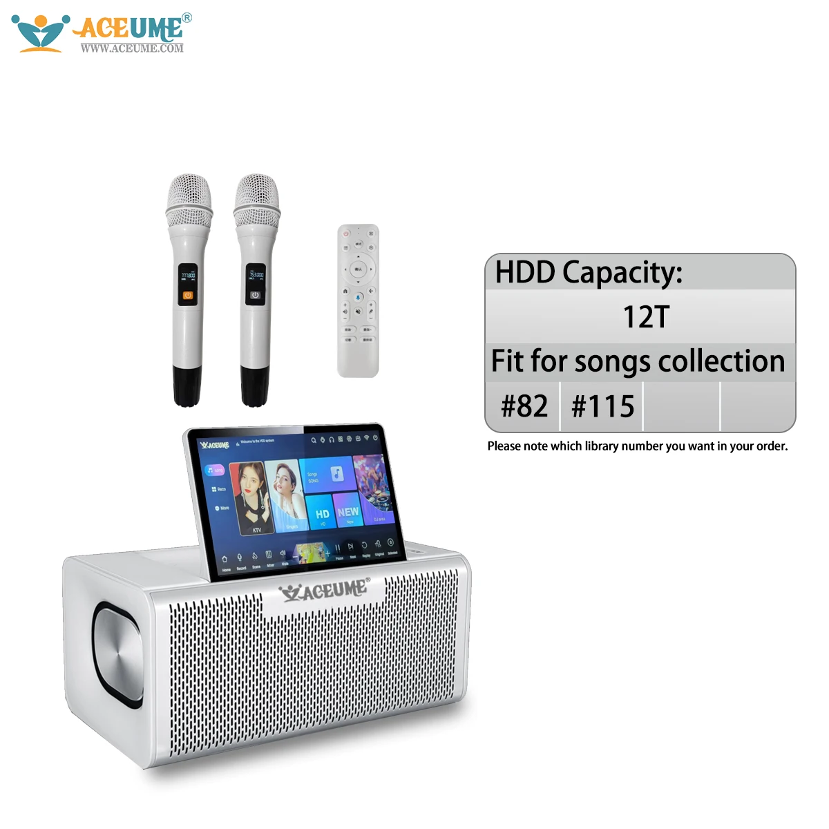 DMS-12TB Touch Screen Karaoke Chinese English Cantonese Taiwanese Songs 10 Inch Touch Screen Karaoke Player Echo Mixing