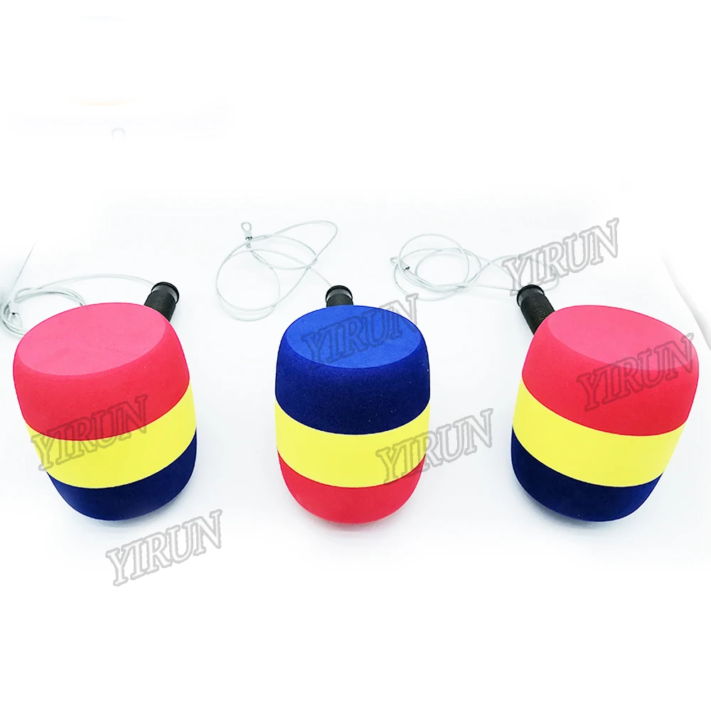 두더지게임 해머 소프트 헤드 대형 해머 핸들, 더블 헤드 팽창식 개구리 히트, 빅 어드벤처 코인 액세서리, 2 개