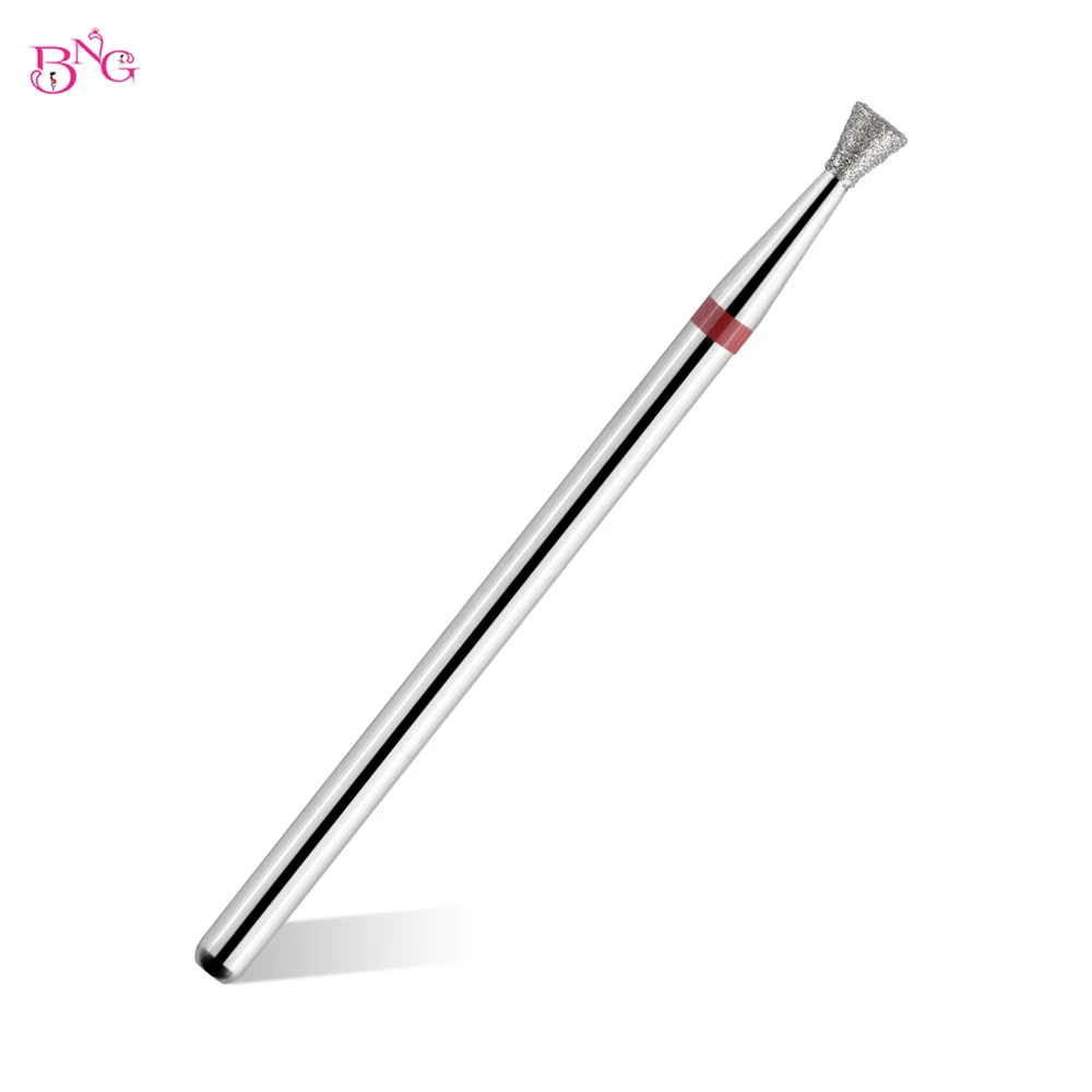 Description Picture 3 of itemBNG Inverted Cone Russian Cuticle Bit 2.5*2.5mm Diamond Nail Drill Bits Electric Manicure Drill Rotary Burr Nails Accessories