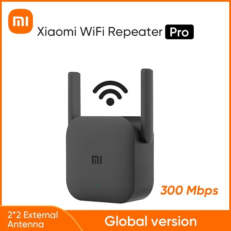 Global Version Xiaomi Mijia WiFi Repeater Pro Amplifier Router 300M 2.4G Network Mi Wireless 2 Antenna Home |