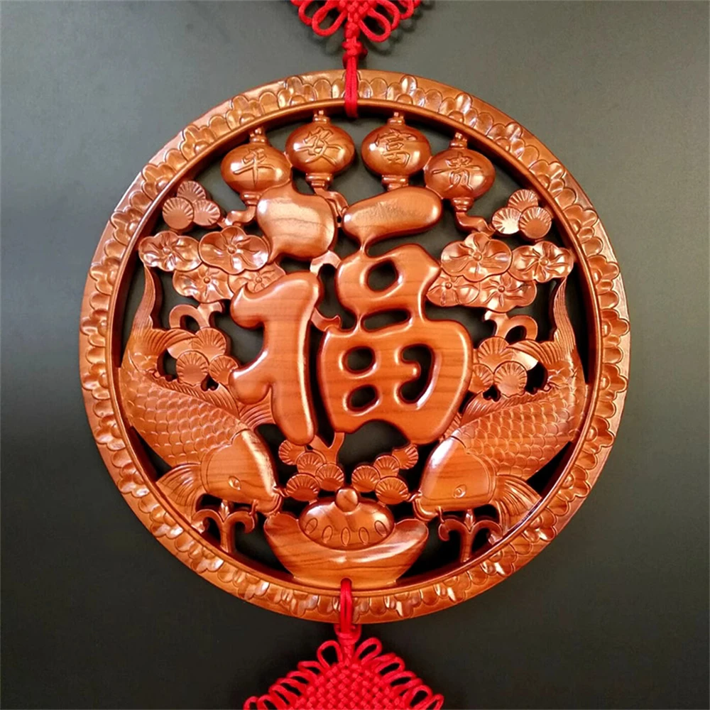 

Peach wood, peace, wealth, fortune pendant, wealth, auspiciousness, home decoration, feng shui decoration