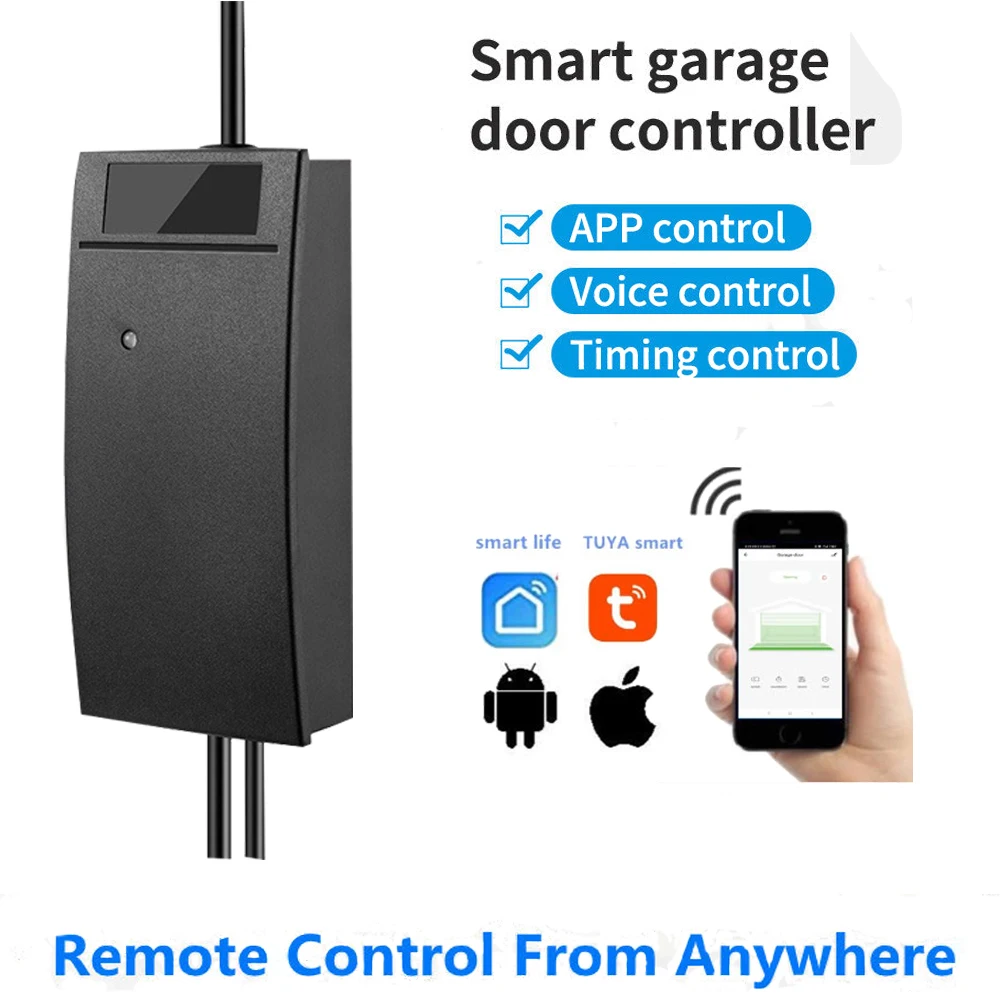 Smart Home Smart Garage Door Opener Controller Button Pusher Wireless