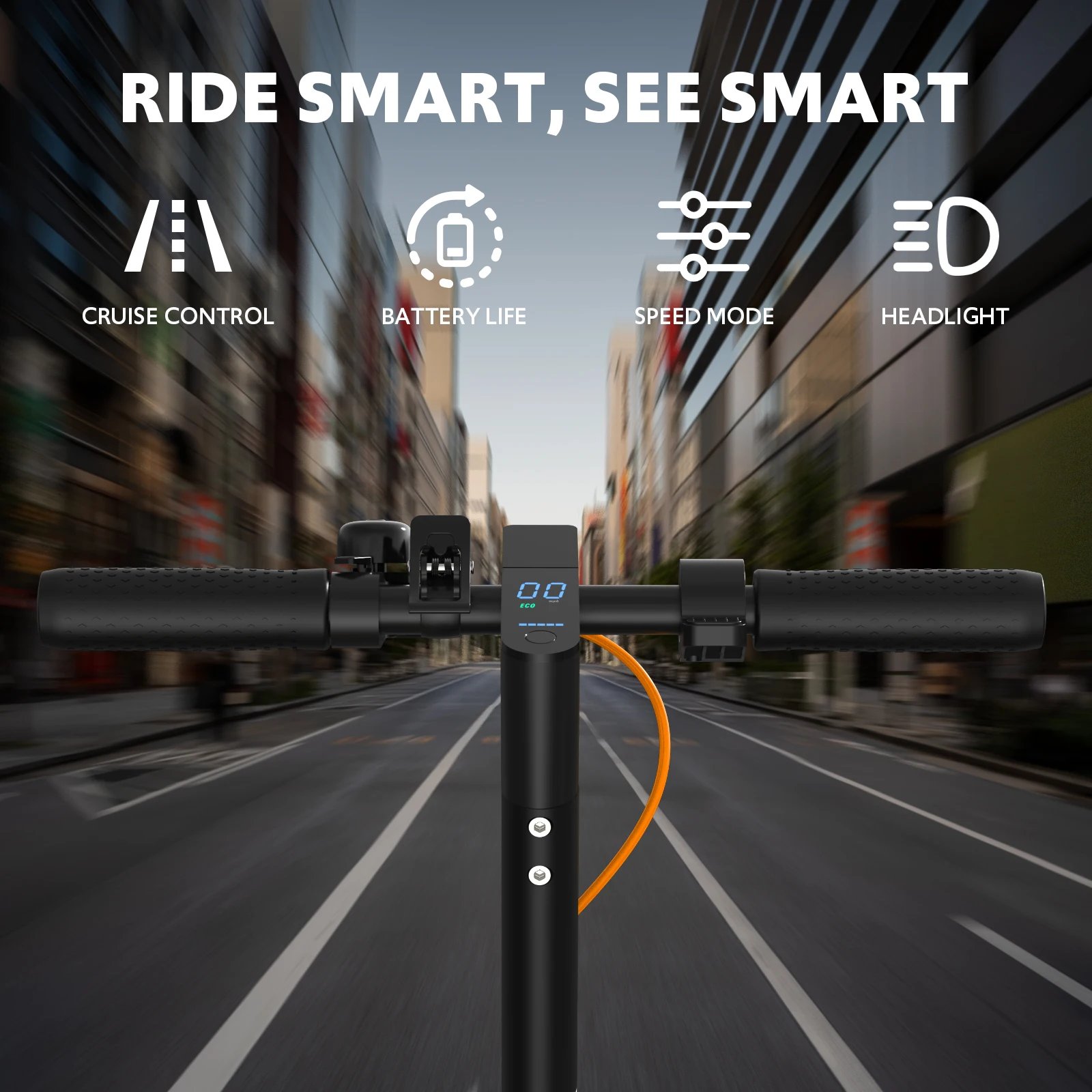 Electric Scooter for Adults – 550W Motor, 22MPH Top Speed, Foldable Design, Dual Suspension & Front/Rear Turn Signal Lights 6
