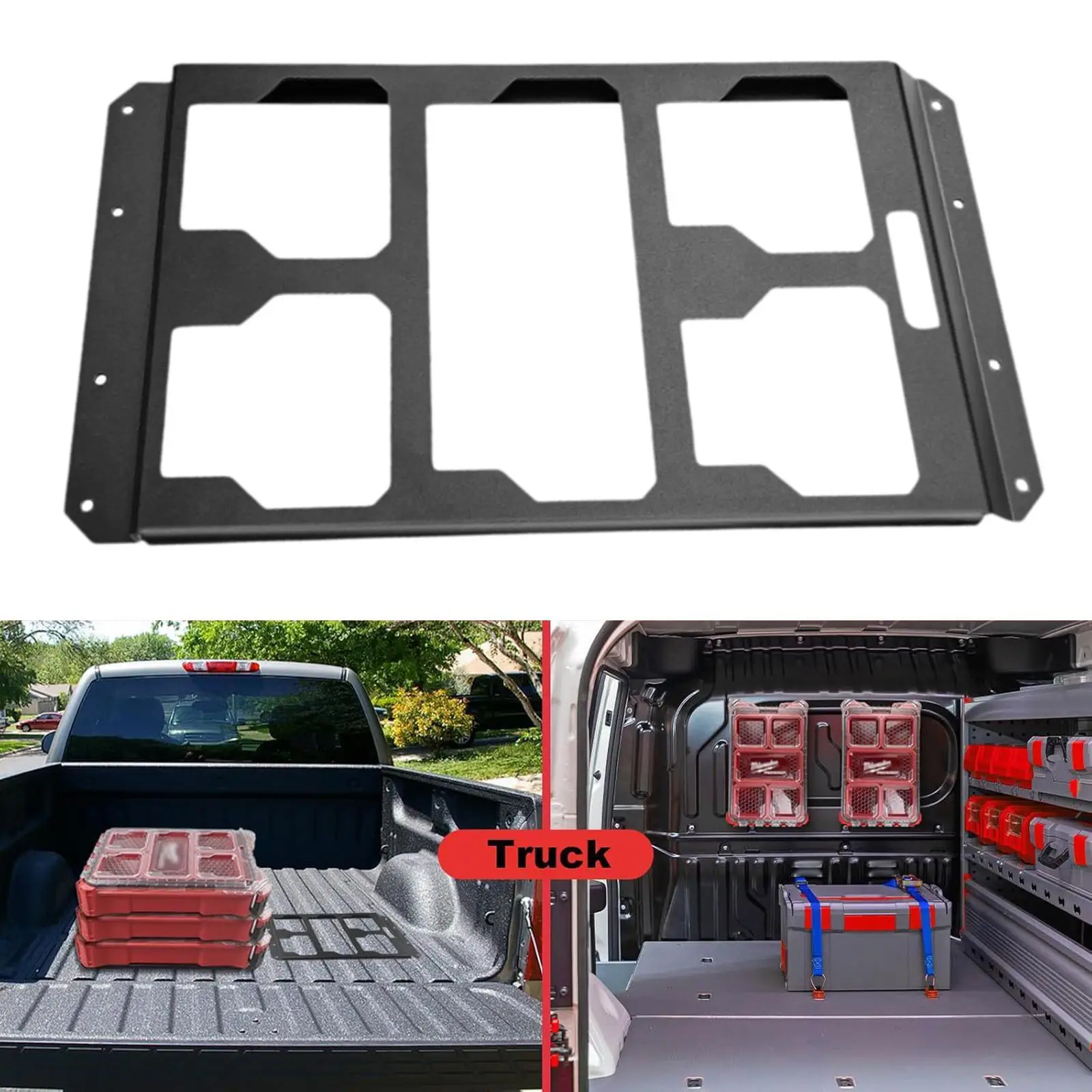 Modular Tool Storage Base Plate 38cmx21cm Heavy Duty for Wall Floor Molle Panel Quick Installation Versatile Modular Tool Storage Base Plate 38cmx21cm Heavy Duty for Wall Floor Molle Panel Quick Installation Versatile
