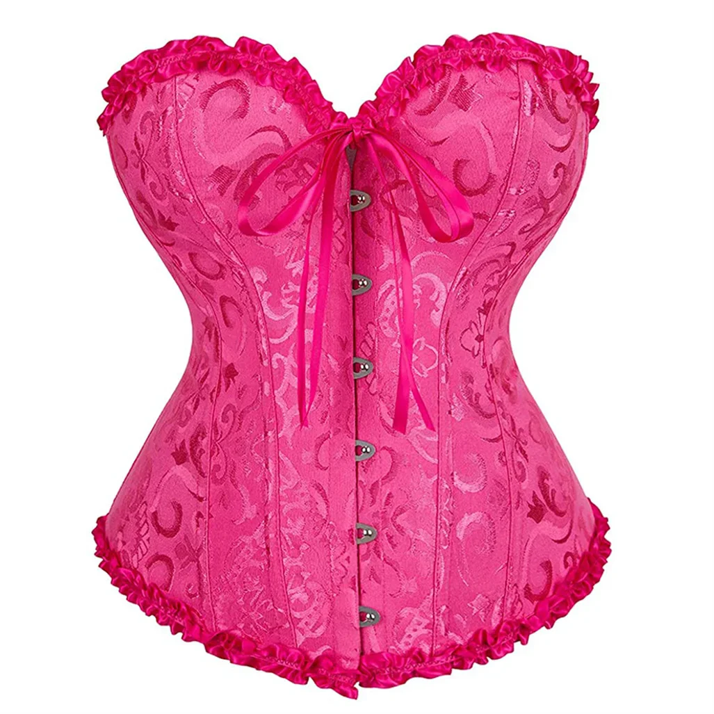 Women's Vintage Gothic Victorian Lace-Up Corset Top - Slimming Waist Shapewear