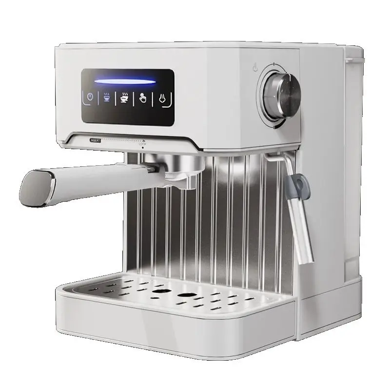 Semi-automatic Coffee Machines Touch Screen Commercial Adjustable Steam Port Mobile Water Tray Small Milk Frother for Home Use membrane cutter mobile capacitor tpu anti controlled sand automatic data update wholesale cut