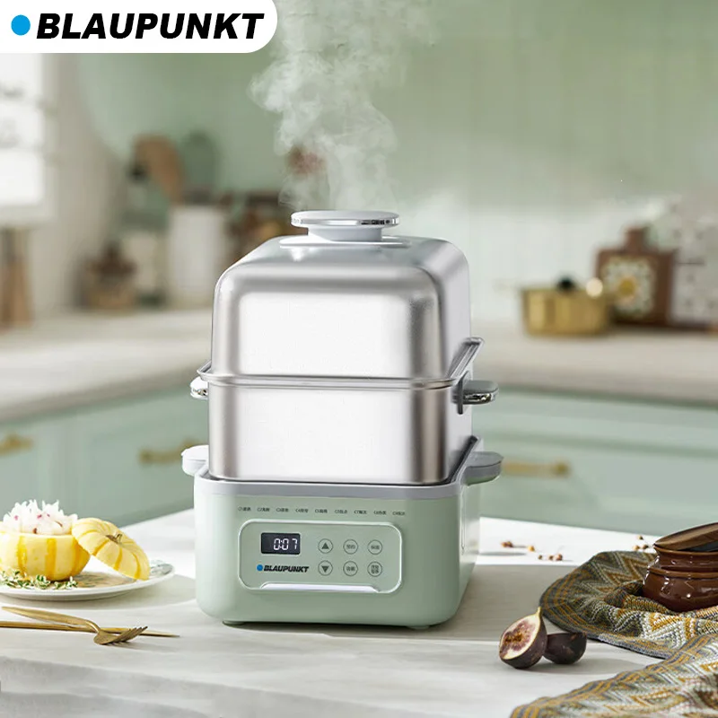 BLAUPUNKT Electric Steamer 13.5L Stainless Steel Fast Heating Steaming Pot 220V Multifunction Cooker 24H Appointment BP-ZG07