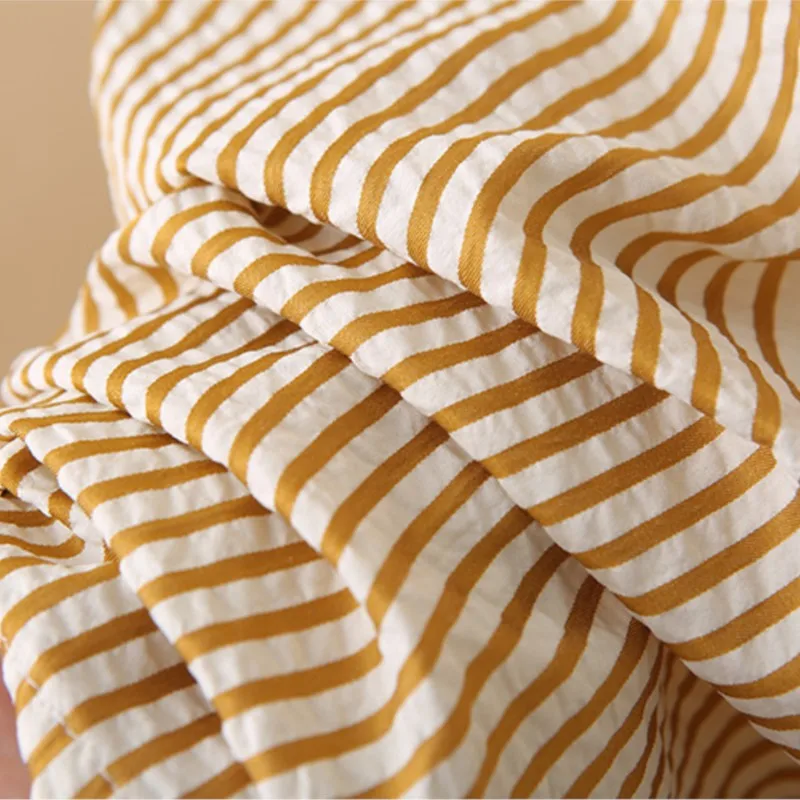 Fashion Plus Size Women's Straight Pants Autumn New Style Casual Loose Washed Striped Full Length Trousers 1701