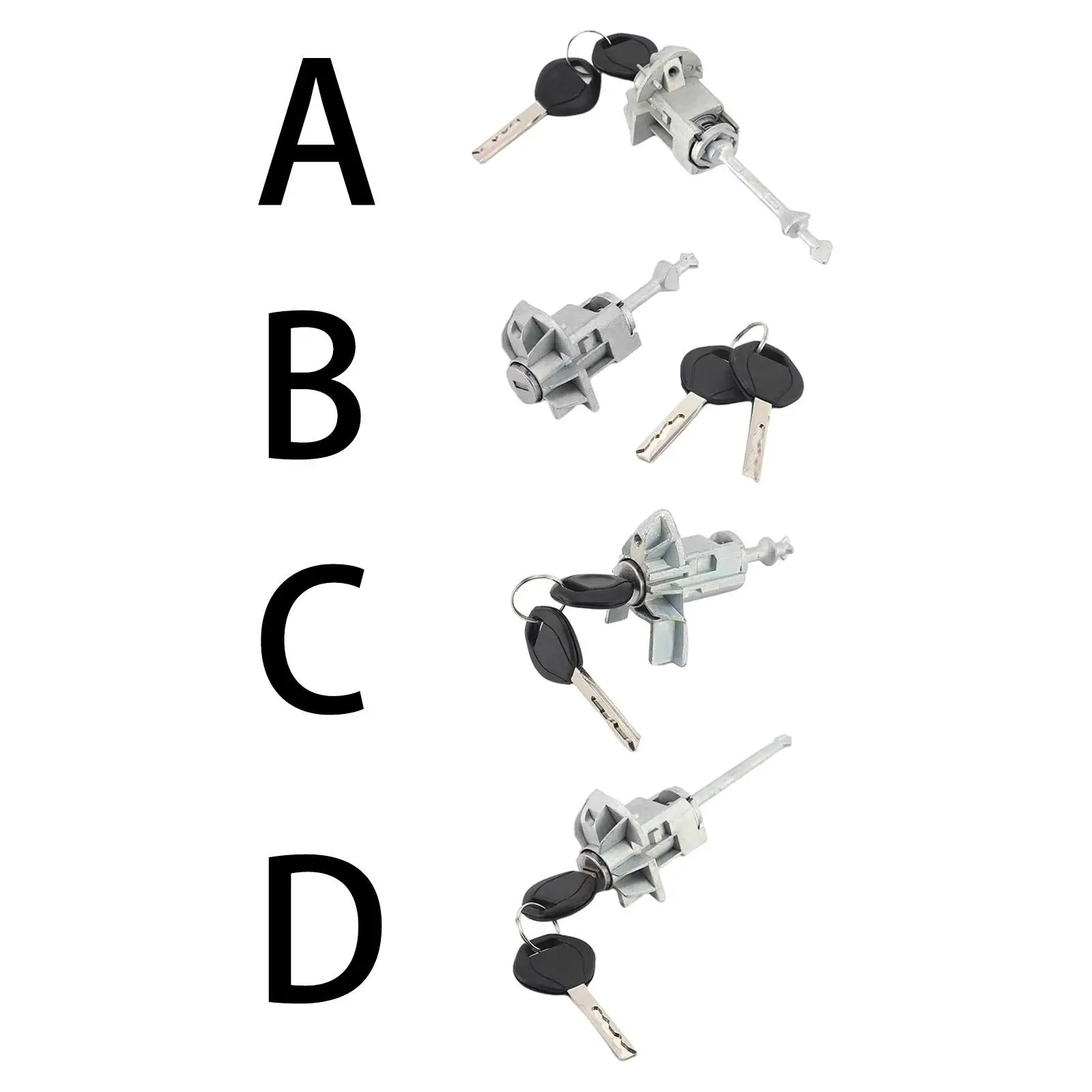 

Цилиндр дверного замка, цилиндр в сборе, левая сторона водителя, легкая установка, подходит для bmw