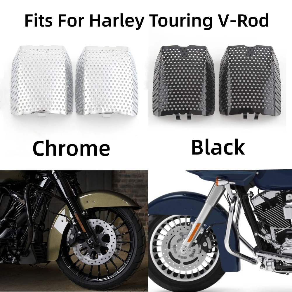 

Motorcycle Front Brake Caliper Cover Protection Guard For Harley Touring Road King Electra Glide CVO Ultra Classic V-Rod