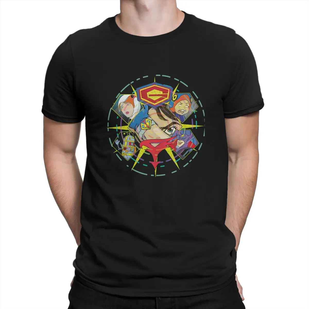 Kagaku Ninja-Tai Gatchaman Battaglia Dei Pianeti Tshirt Homme Abbigliamento Uomo Blusas T Shirt Per Uomo