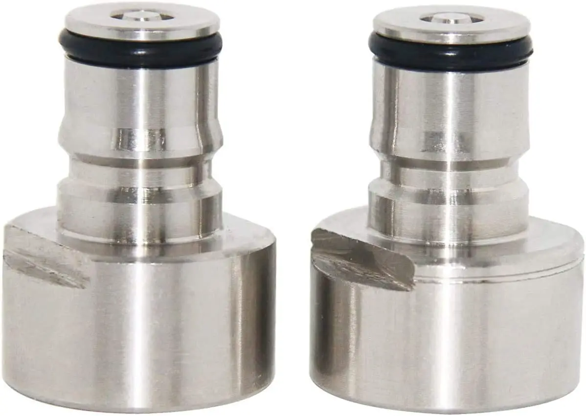5/8GPERA Ball Lock Conversion Kit for Sanke Couplers Ball Lock Disconnect Set with Swivel Nut and Sankey Coupler Adapter for 5/8