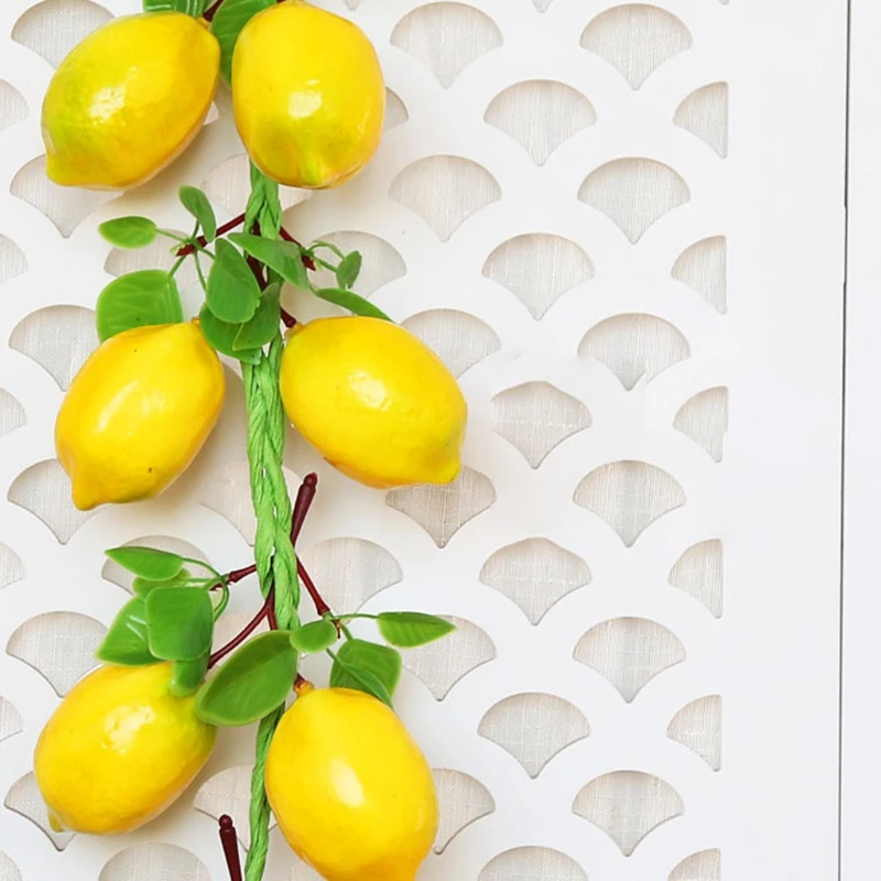 Simulation Artificial Fruit Lemon String Restaurant Hotel Home Garden Wedding Kitchen Decoration artificial fruits and vegetables