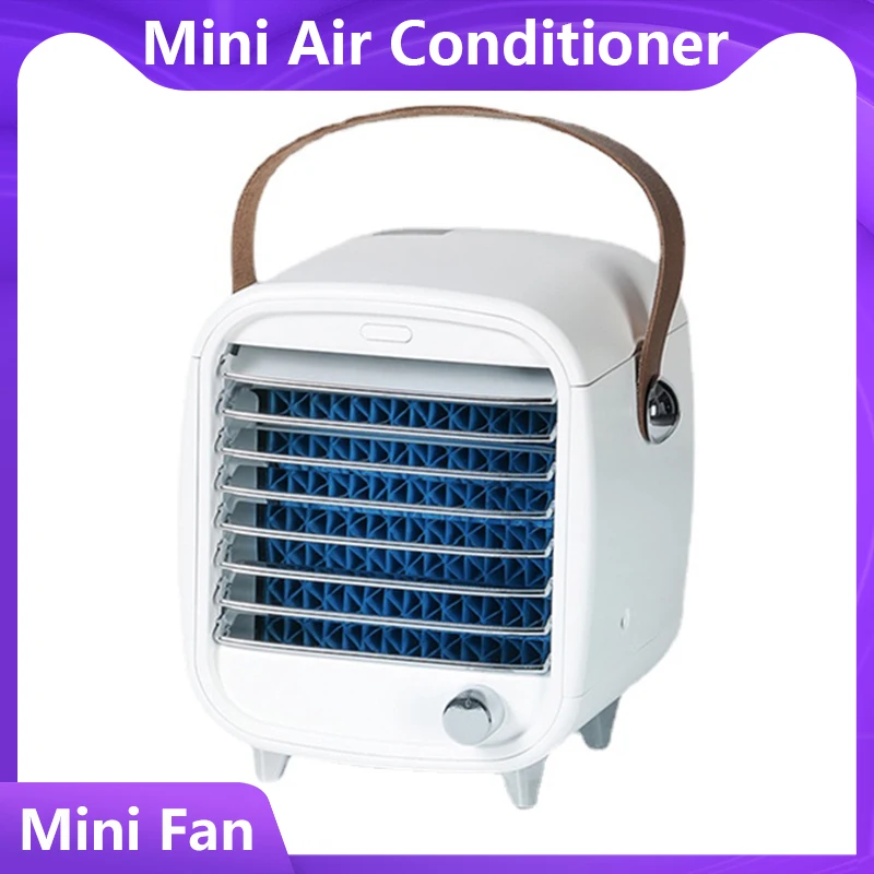Mini Air Conditioner Air Cooler Fan Water Cooling Fan Air Conditioning for Room Office Mobile Portable Air Conditioner for Cars