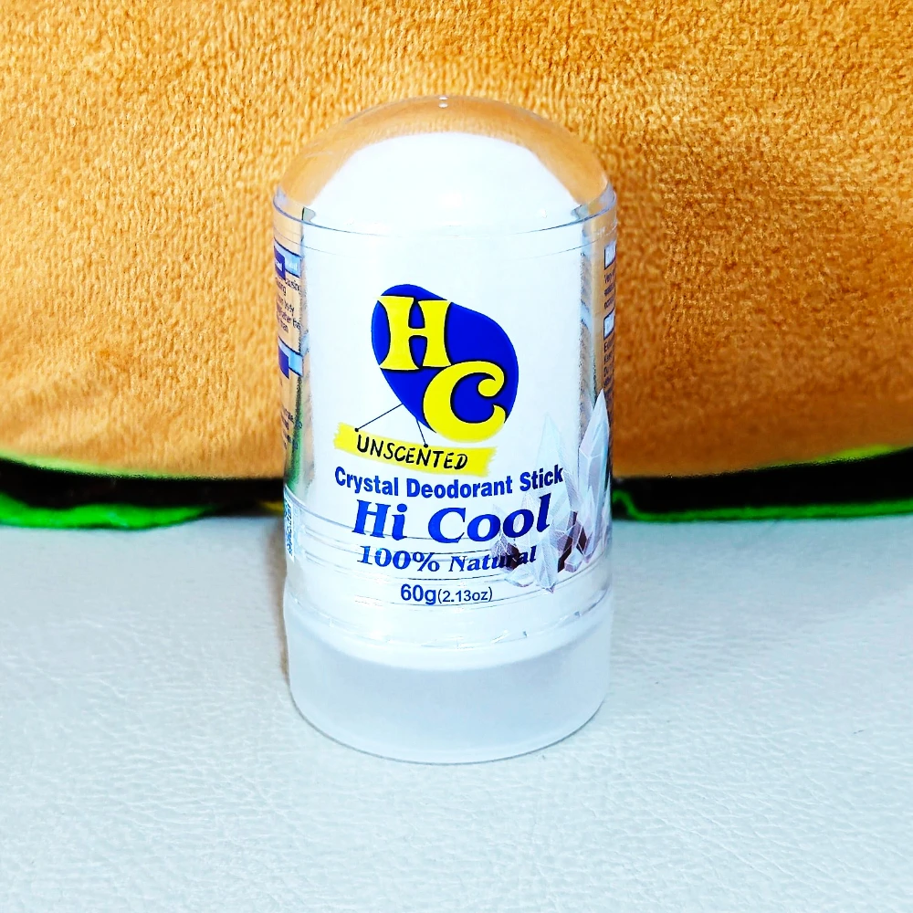 60 g 100 % natürlicher Hi Cool Alaun-Deostick mit Kristallen zur Achselentfernung für Damen und Herren (Großhandel)_voghion.com