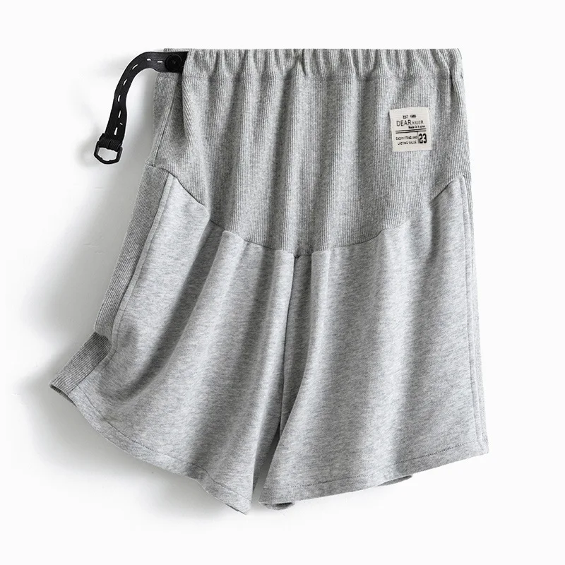 2025 Summer Plus Size Maternity Pants Adjustable Pregnant Women Shorts Ladies Loose Capri 5