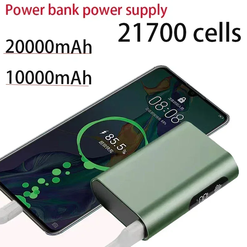 Nuovo 21700 Batteria Cella 10Ah/20Ah Touch Display Digitale Schermo Ricarica Rapida PD Alimentatore Mobile Bidirezionale - Image 3