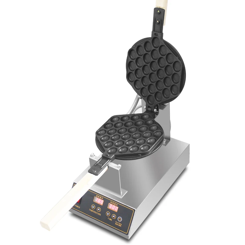 Commercial Digital bubble waffle machine Egg waffle maker in snack machines Hong Kong egg waffle Eggettes Baking Snack