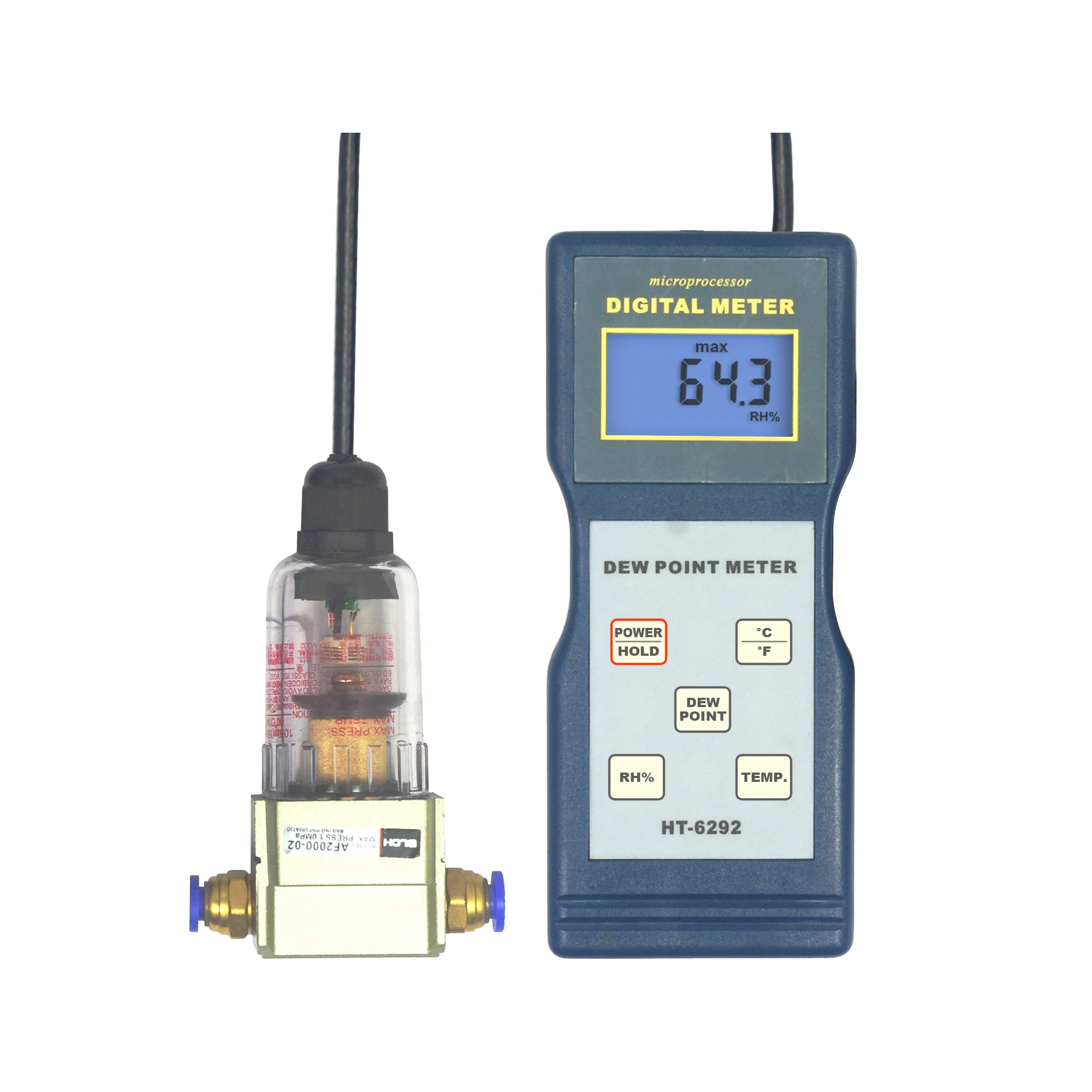 Digital dew 2024 point meter