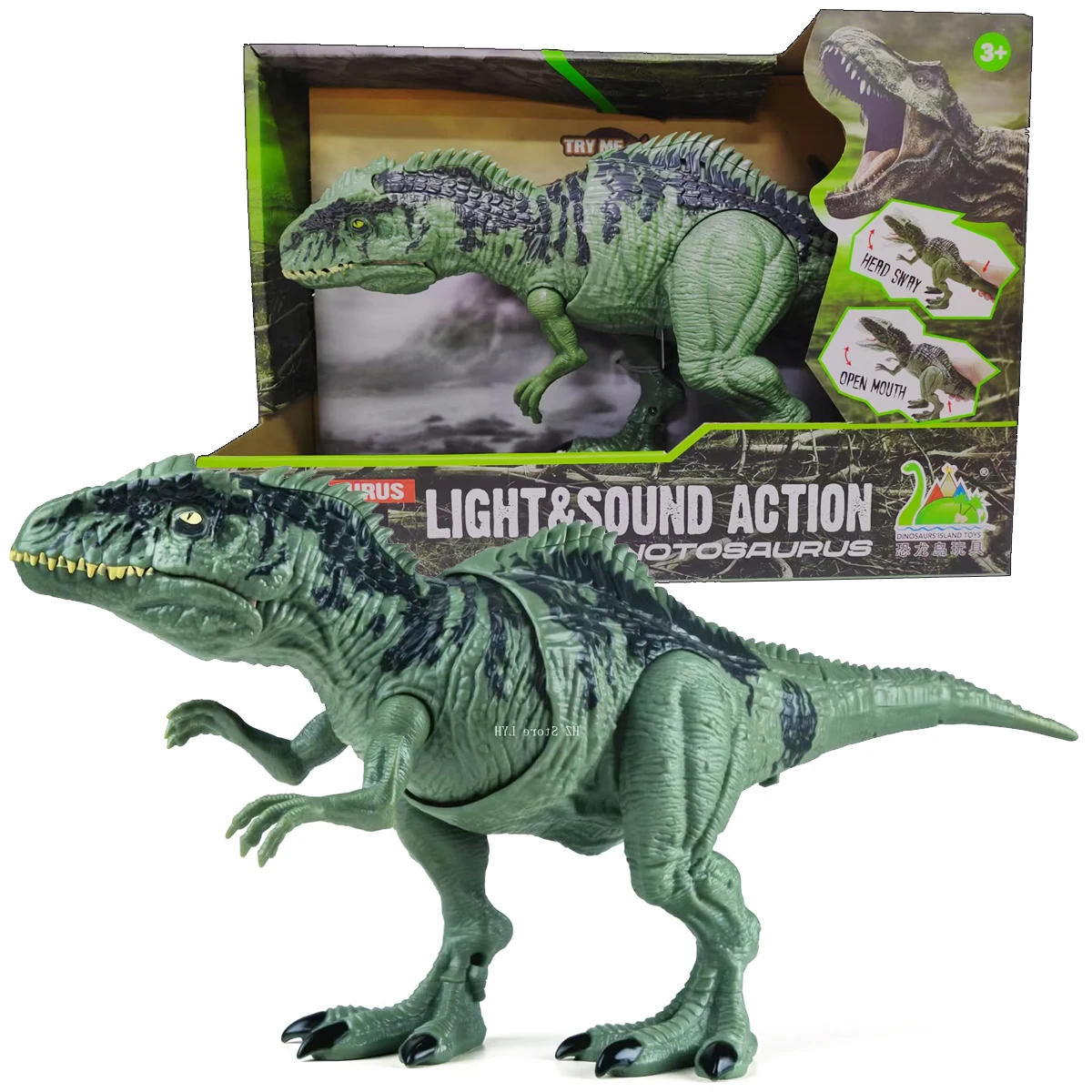 ジュラシックパークのアクションフィギュア,恐竜のおもちゃ,ギガノト