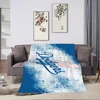 Los Angeles D-Dodgers Blanket Skin friendly comfort warm soft plush blanket suitable sofa living room office bedroom 3