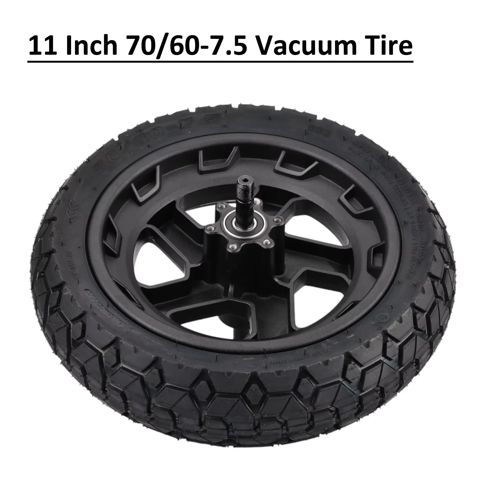 Original Vorderrad-Baugruppe 11 Zoll für Segway ZT3 Pro Elektroroller 70/60-7.5 Vakuumreifen Radnaben-Teile – Detail 3
