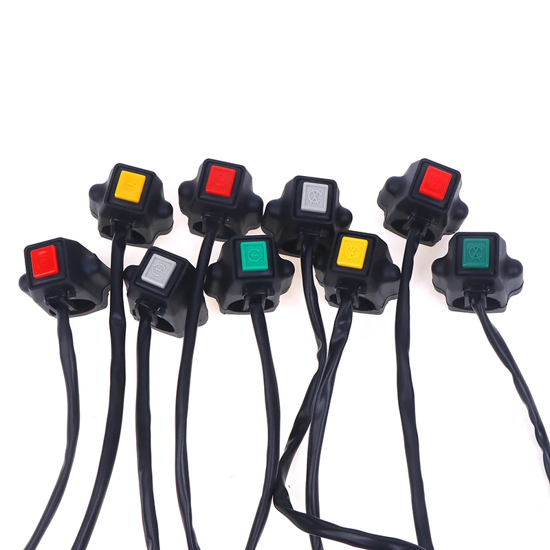 

Durable ATV Motorcycle Dual Sport Quad Start Horn Kill Off Stop Switch Button Motorbike Accessories Control Handle Switches