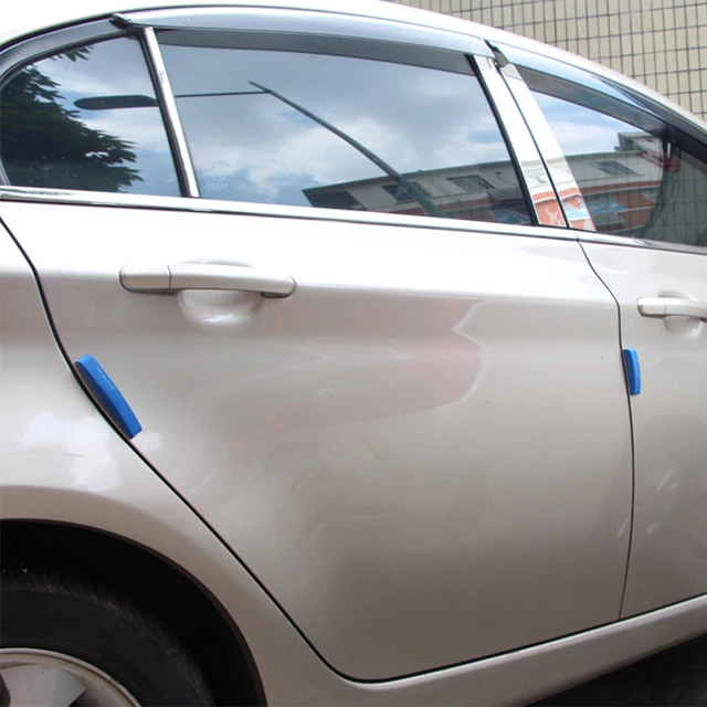 2022 4 pezzi di protezione della portiera dell'auto striscia di protezione antigraffio adesivi per paraurti in gomma per Auto protezione del bordo della porta dell'auto decorazione dell'auto 3