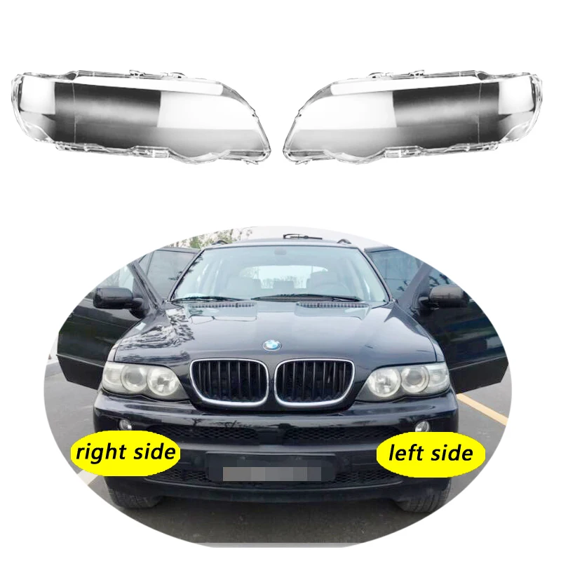 

Use For BMW X5 1999-2005 E53 X5 series Transparent Headlamp Cover Lamp Shade Front Headlight Shell Lampshade Lens shell