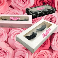 Wholesale Heart Lash Boxes Russian Eyelashes Box Package Custom Natural lash Packaging  Logo 18-25 MM  Black Butterfly Packaging 1