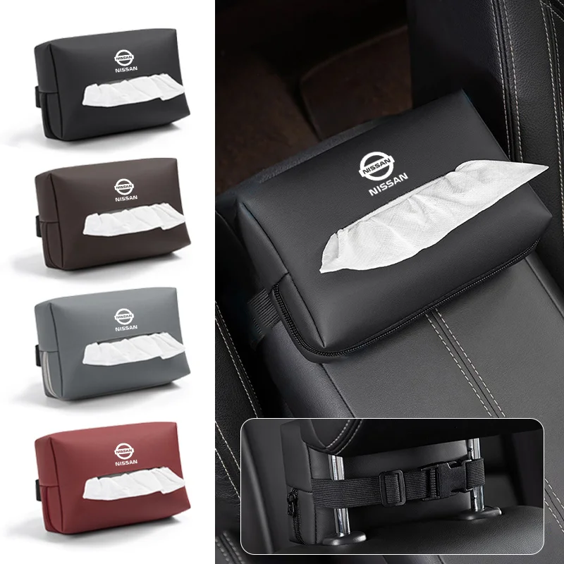 سيارة الأنسجة حقيبة المقعد الخلفي الأنسجة صندوق تخ...