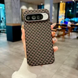 Luxury Frameless Carbon Fiber Magnetic Phone Case with Kevlar Texture - Google Pixel 8 Pro (F2)