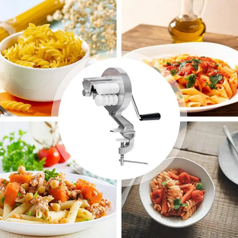 Cavatelli Maker Tool Set Portable Manual Pasta Maker with Ergonomic Hand Crank Design for Noodles Macaroni kitchen supplies