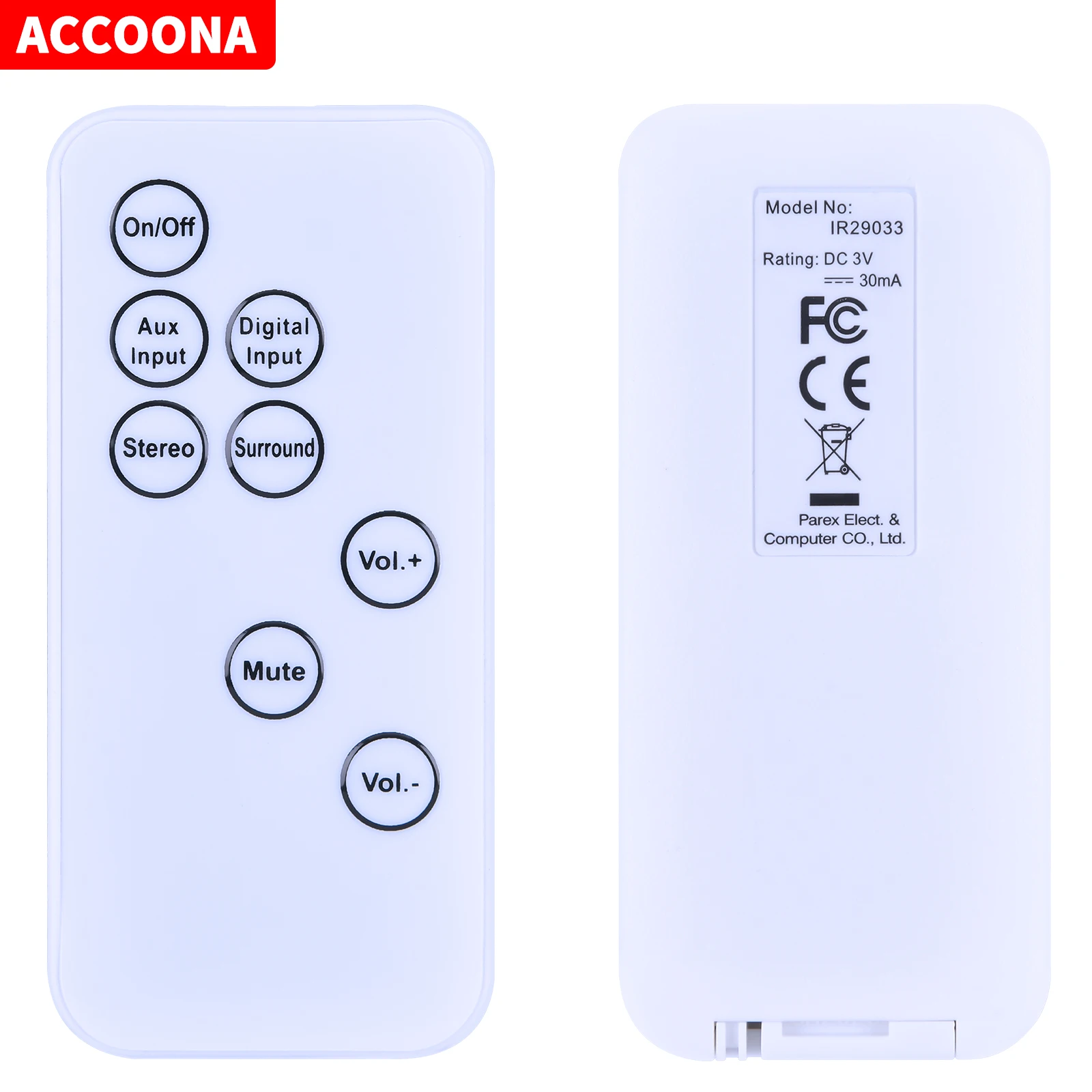 Telecomando Per Sistema Di Altoparlanti Audio Soundbar Jbl Home Cinema Sb300 2.1