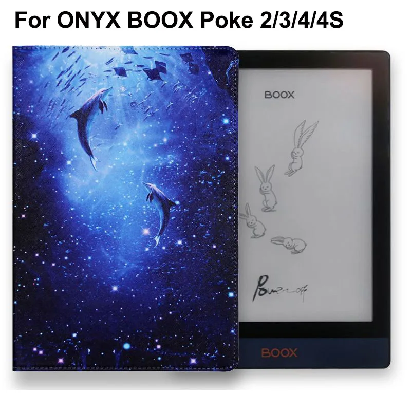 Per Onyx Boox Poke4S Cover Poke 4S Custodia Protettiva Lettore Di Ebook Smart Cover In Pelle Pu Per Poke 2 3 4 6 Pollici Custodia Protettiva
