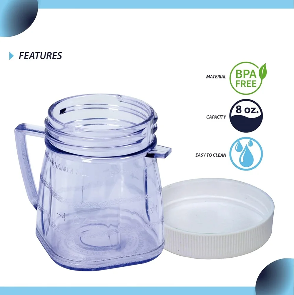 Glass Jar Oster Mason Jar Blender Parts Pack Blender Mini-Blend